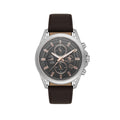 Santa Barbara Polo & Racquet Club Dark Brown Genuine Leather Watch for Men SB.1.10676-3