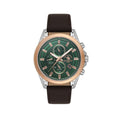 Santa Barbara Polo & Racquet Club Dark Brown Genuine Leather Watch for Men SB.1.10676-4