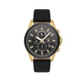 Santa Barbara Polo & Racquet Club Black Genuine Leather Watch for Men SB.1.10676-5