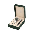 Santa Barbara Polo & Racquet Club Silver Stainless Steel Watch Set for Men SB.1.10678-4