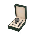 Santa Barbara Polo & Racquet Club Black Stainless Steel Watch Set for Men SB.1.10678-5