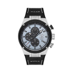 Santa Barbara Polo & Racquet Club Black Genuine Leather Watch for Men SB.3.10001-2
