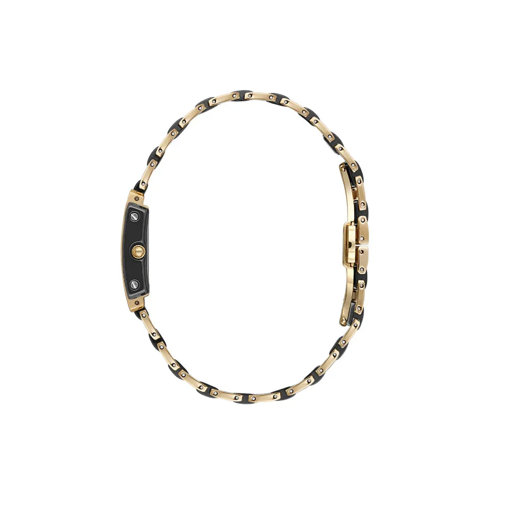 Santa Barbara Polo & Racquet Club Noble Gold and Black Steel and Ceramic Watch for Women SB.4.10030-4 - Daniel Klein Saudi Arabia