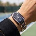 Santa Barbara Polo & Racquet Club Noble Black and Rose Gold Steel and Ceramic Watch for Women SB.4.10030-6
