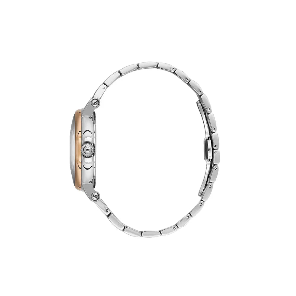 Santa Barbara Polo & Racquet Club Legend Silver and Rose Gold Stainless Steel Watch for Men SB.4.10032-5 - Daniel Klein Saudi Arabia