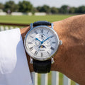 Santa Barbara Polo & Racquet Club Legend Black Leather Watch for Men SB.4.10033-1