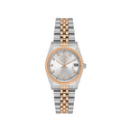 Santa Barbara Polo & Racquet Club Silver and Rose Gold Stainless Steel Watch for Women SB.4.10034-5