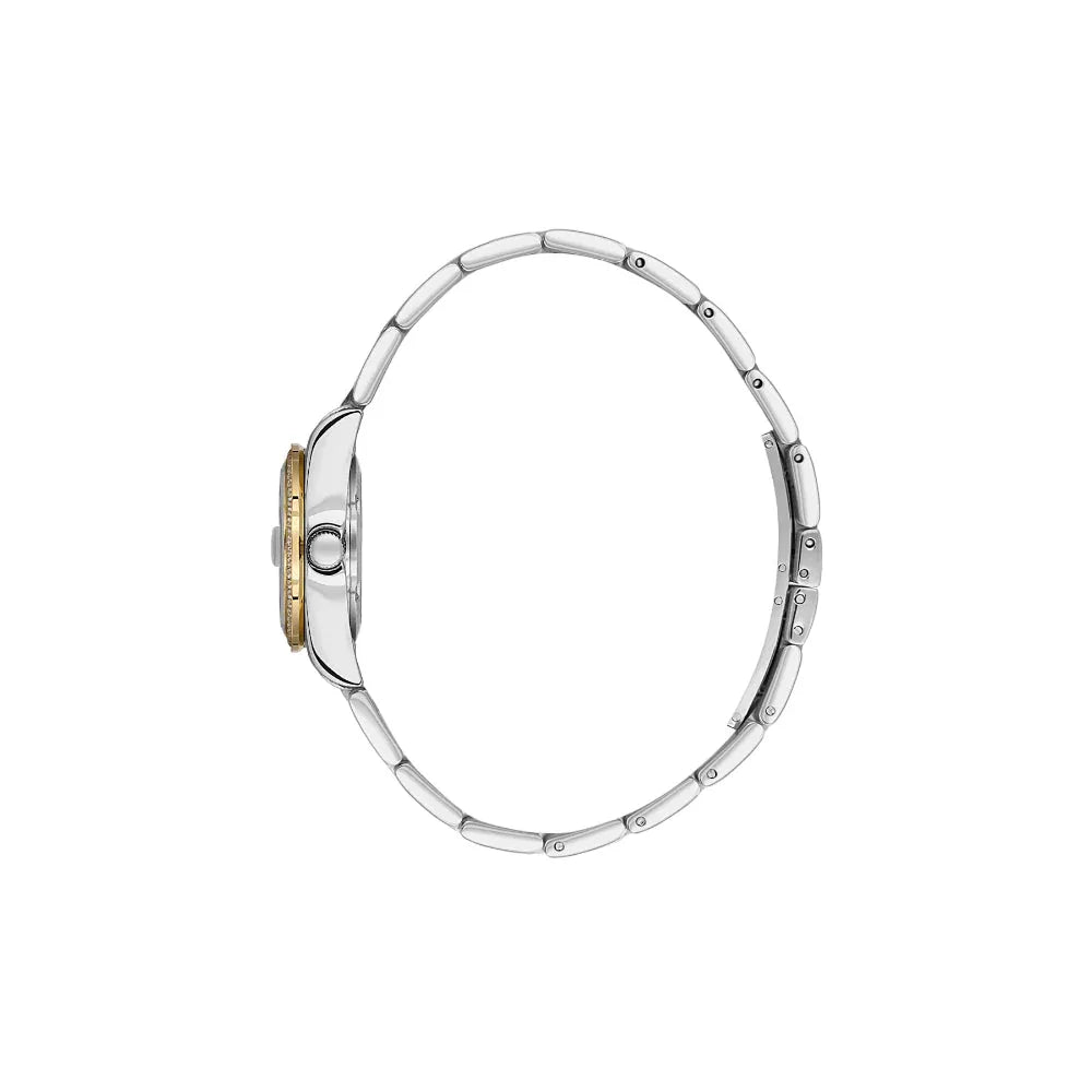 Santa Barbara Polo & Racquet Club Unique Silver and Gold Stainless Steel Watch for Women SB.4.10035-4 - Daniel Klein Saudi Arabia