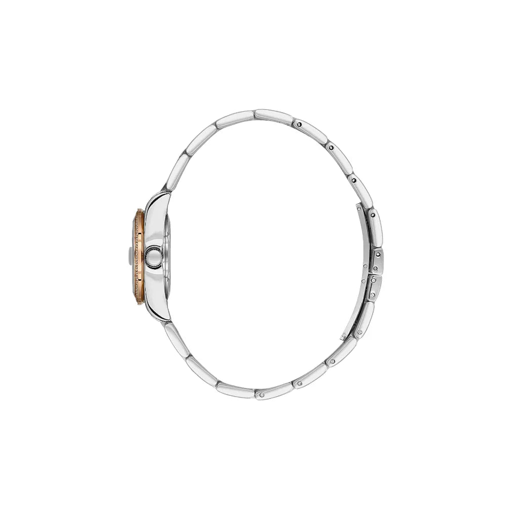 Santa Barbara Polo & Racquet Club Unique Silver and Rose Gold Stainless Steel Watch for Women SB.4.10035-6 - Daniel Klein Saudi Arabia