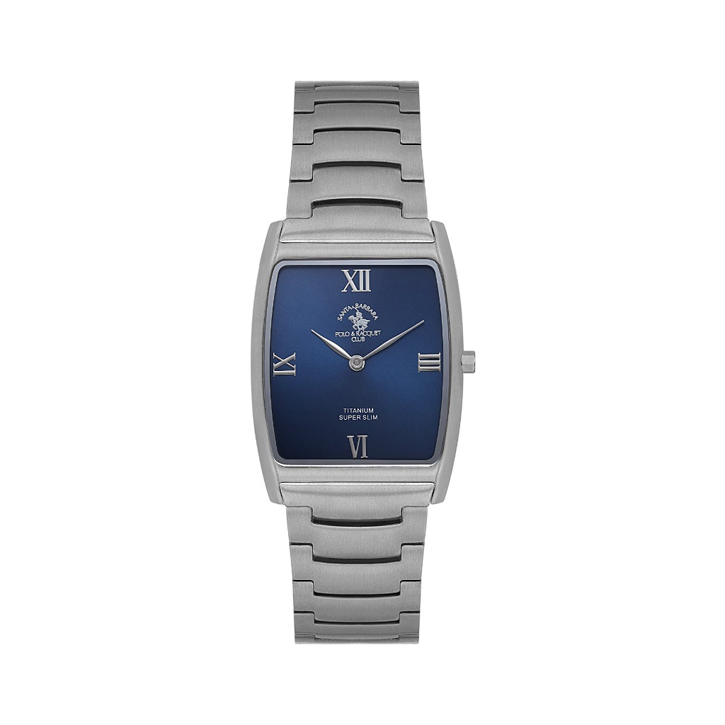 Santa Barbara Polo & Racquet Club Carbon Black Stainless Steel Watch for Men SB.4.10036-3