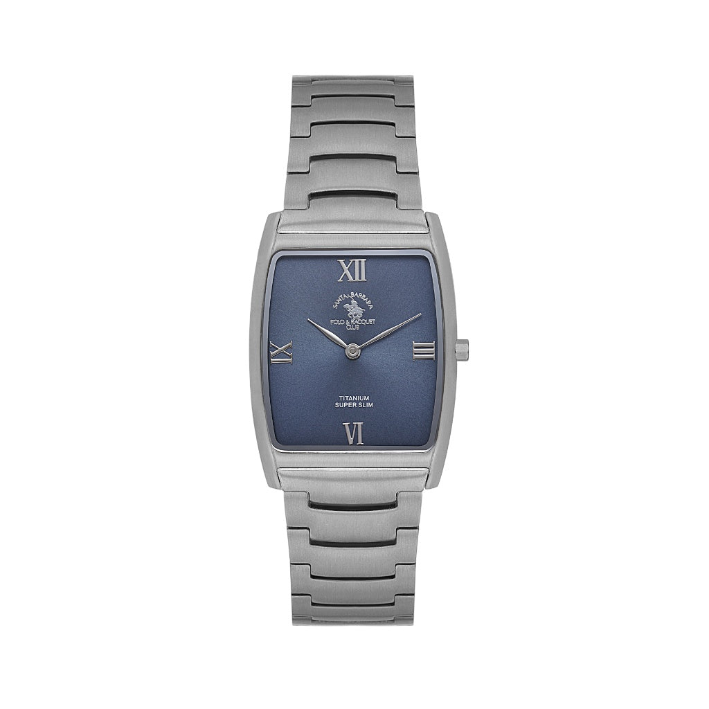 Santa Barbara Polo & Racquet Club Carbon Black Stainless Steel Watch for Men SB.4.10036-5