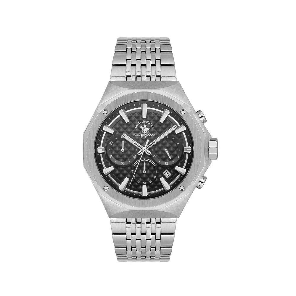 Santa Barbara Polo & Racquet Club Legend Silver Stainless Steel Watch for Men SB.5.10005-1 - Daniel Klein Saudi Arabia
