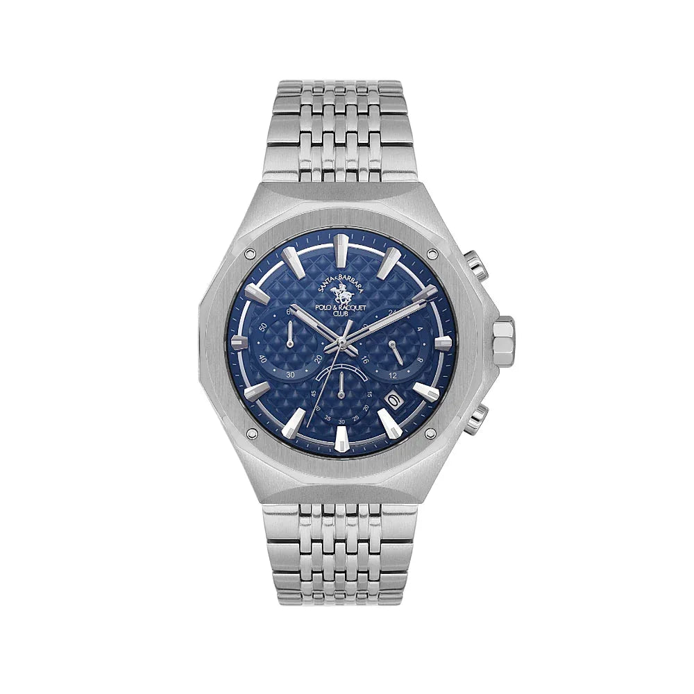 Santa Barbara Polo & Racquet Club Legend Silver Stainless Steel Watch for Men SB.5.10005-2 - Daniel Klein Saudi Arabia