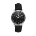 Santa Barbara Polo & Racquet Club Black Croco Leather Watch for Men SB.8.10011-2