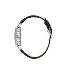 Santa Barbara Polo & Racquet Club Black Croco Leather Watch for Men SB.8.10011-2