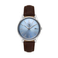 Santa Barbara Polo & Racquet Club Dark Brown Croco Leather Watch for Men SB.8.10011-4
