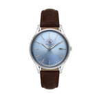 Santa Barbara Polo & Racquet Club Dark Brown Croco Leather Watch for Men SB.8.10011-4