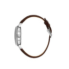 Santa Barbara Polo & Racquet Club Dark Brown Croco Leather Watch for Men SB.8.10011-4