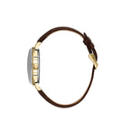 Santa Barbara Polo & Racquet Club Dark Brown Croco Leather Watch for Men SB.8.10011-5