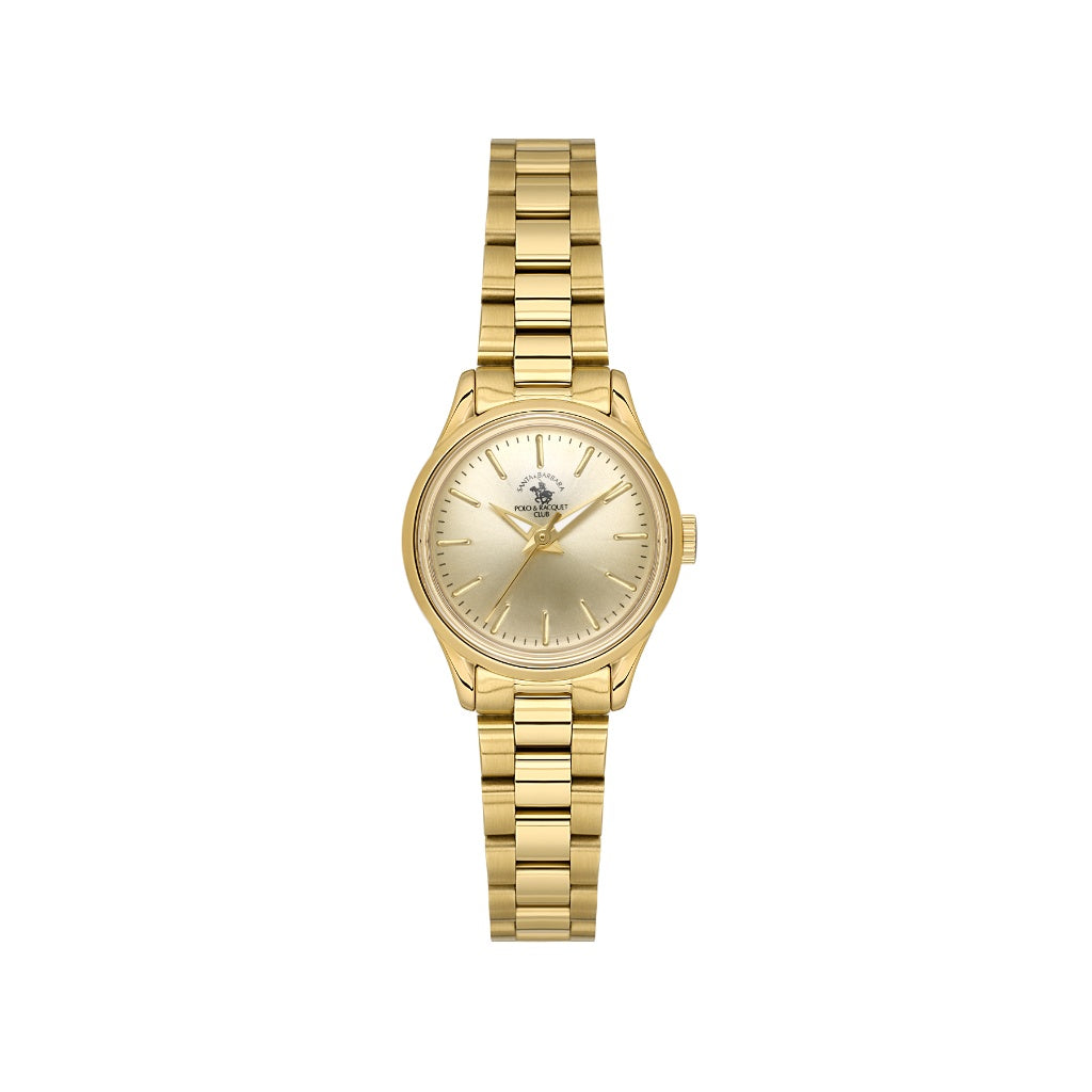 Santa Barbara Polo & Racquet Club Gold Stainless Steel Watch for Women SB.8.10012-2