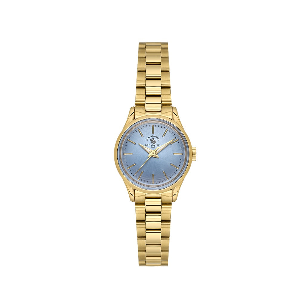 Santa Barbara Polo & Racquet Club Gold Stainless Steel Watch for Women SB.8.10012-5