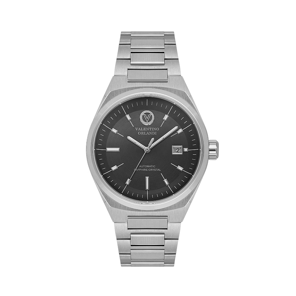Valentino Orlandi Silver Stainless Steel Watch for Men VO.1.10024-2