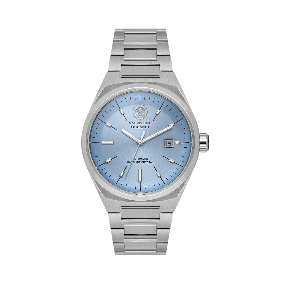 Valentino Orlandi Silver Stainless Steel Watch for Men VO.1.10024-4