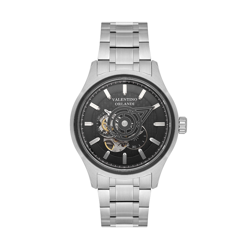 Valentino Orlandi Silver Stainless Steel Watch for Men VO.1.10025-2