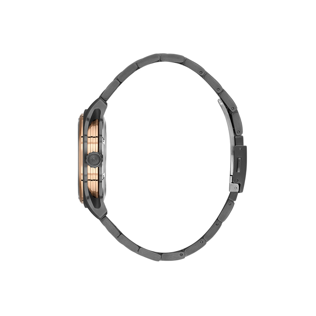 Valentino Orlandi Black Stainless Steel Watch for Men VO.1.10025-5