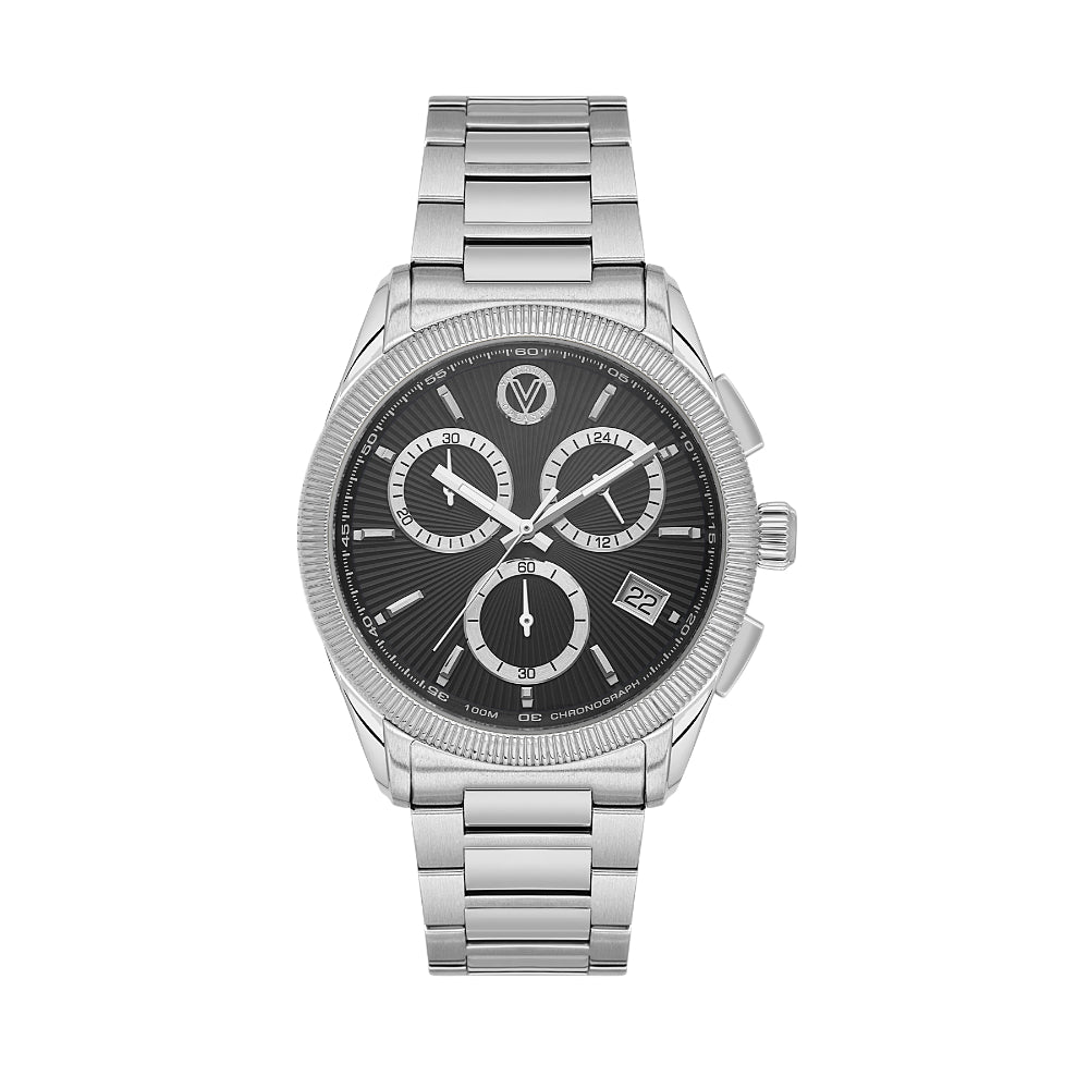 Valentino Orlandi Silver Stainless Steel Watch for Men VO.1.10028-2