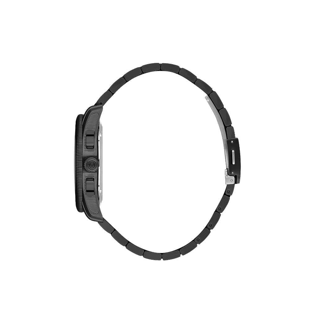 Valentino Orlandi Black Stainless Steel Watch for Men VO.1.10028-5