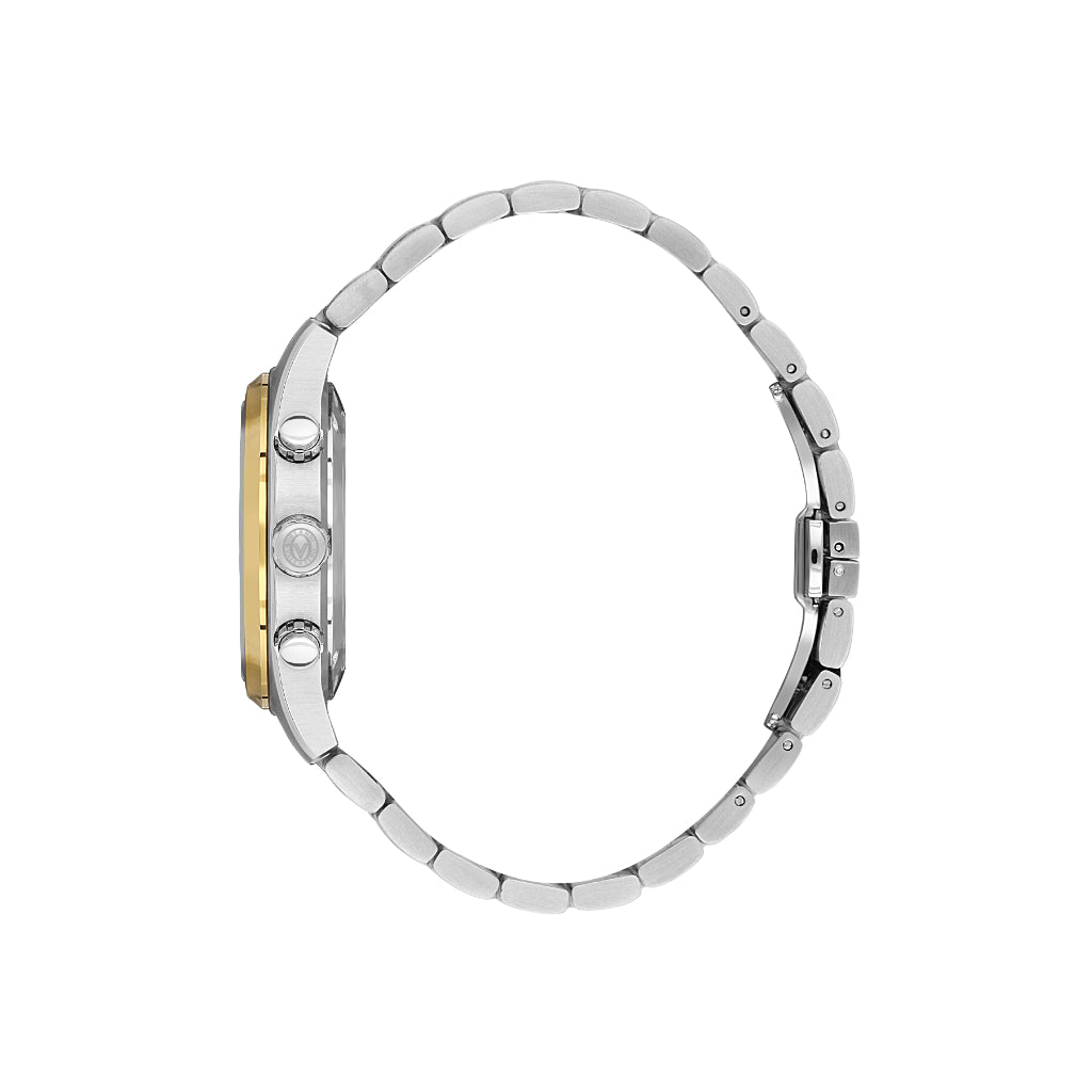 Valentino Orlandi Silver and Gold Stainless Steel Watch for Men VO.1.10030-4