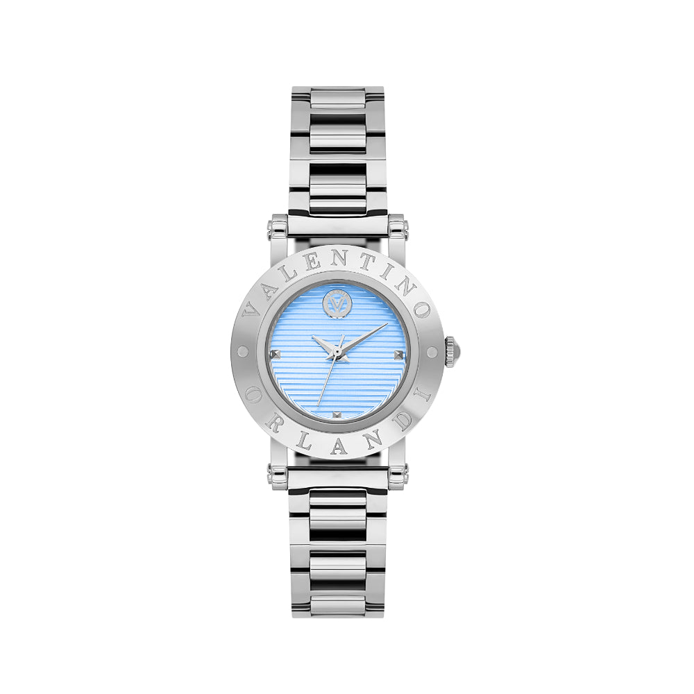 Valentino Orlandi Silver Stainless Steel Watch for Women VO.1.10031-2