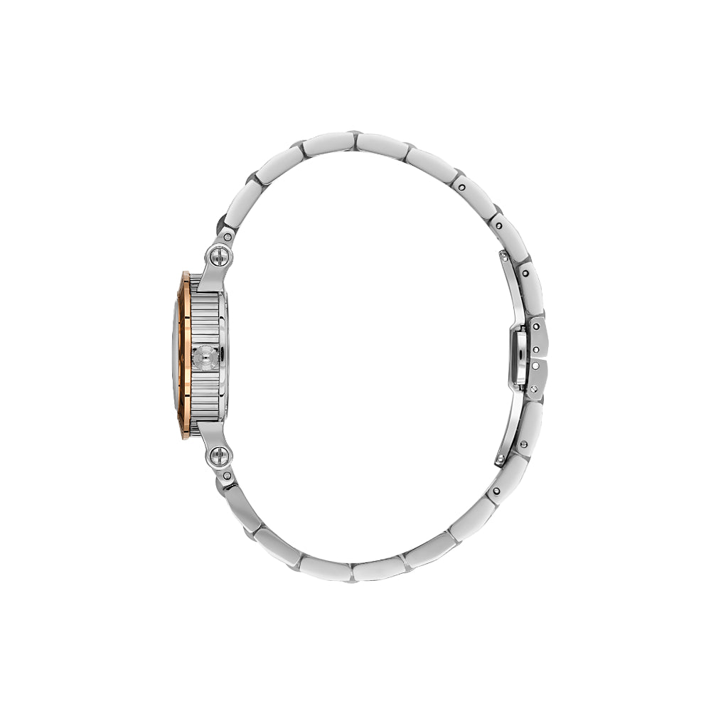 Valentino Orlandi Silver and Rose Gold Stainless Steel Watch for Women VO.1.10031-6