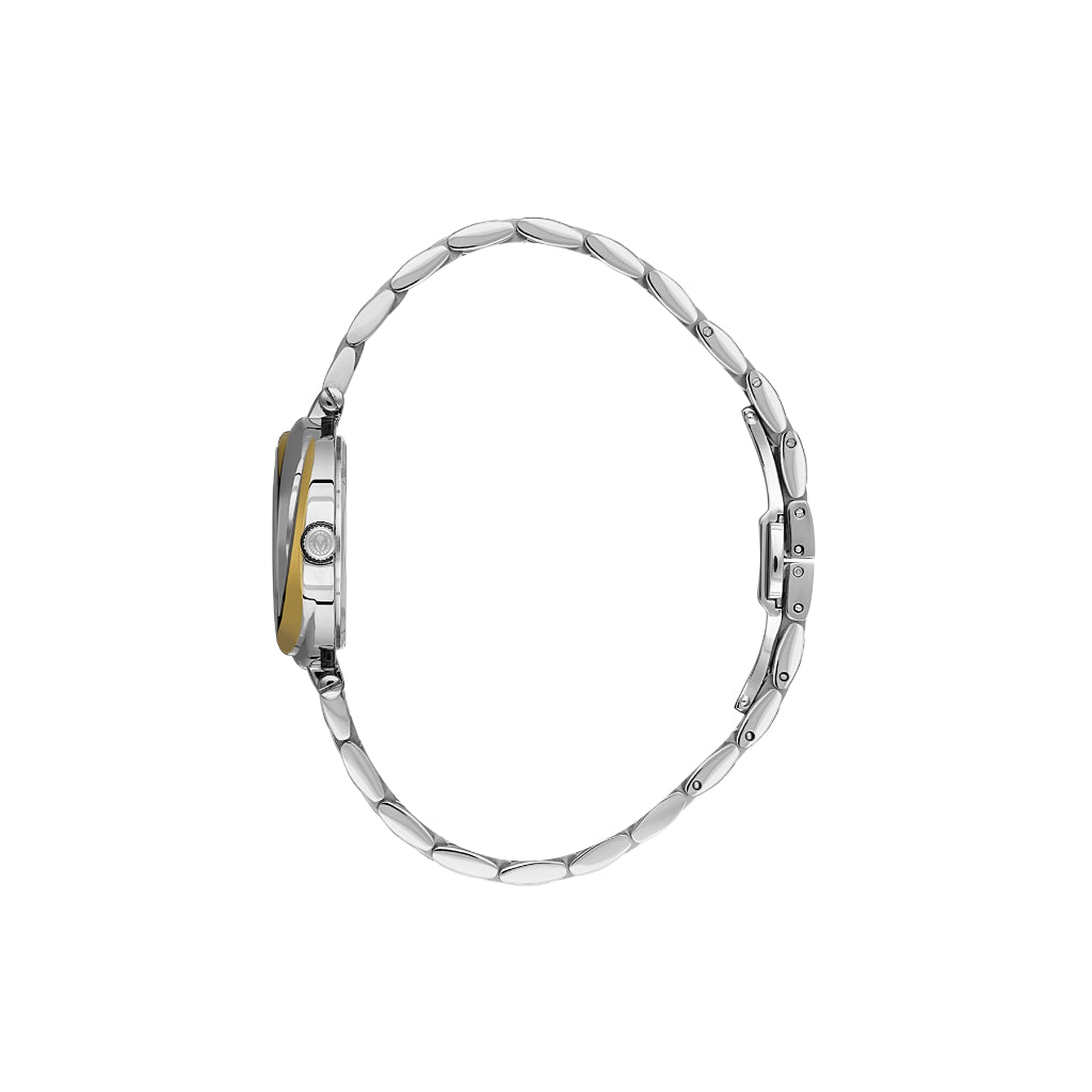 Valentino Orlandi Silver and Gold Stainless Steel Watch for Women VO.1.10032-3
