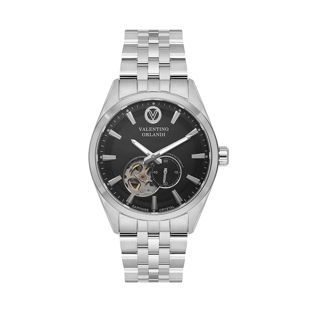 Valentino Orlandi Silver Stainless Steel Watch for Men VO.1.10034-1