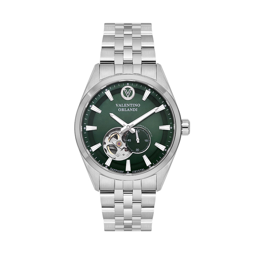 Valentino Orlandi Silver Stainless Steel Watch for Men VO.1.10034-3