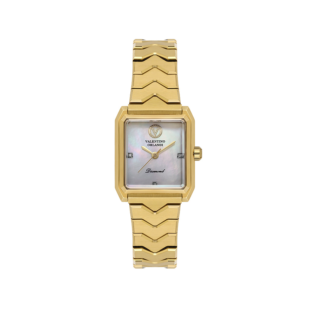 Valentino Orlandi Gold Stainless Steel Watch for Women VO.1.10036-2