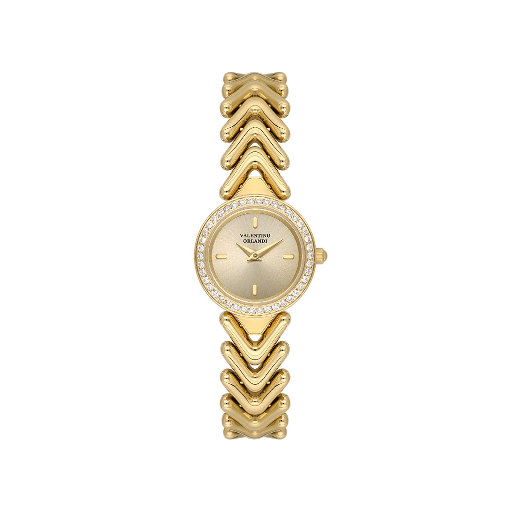 Valentino Orlandi Gold Stainless Steel Watch for Women VO.4.10009-3