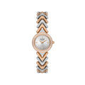 Valentino Orlandi Silver and Rose Gold Stainless Steel Watch for Women VO.4.10009-6