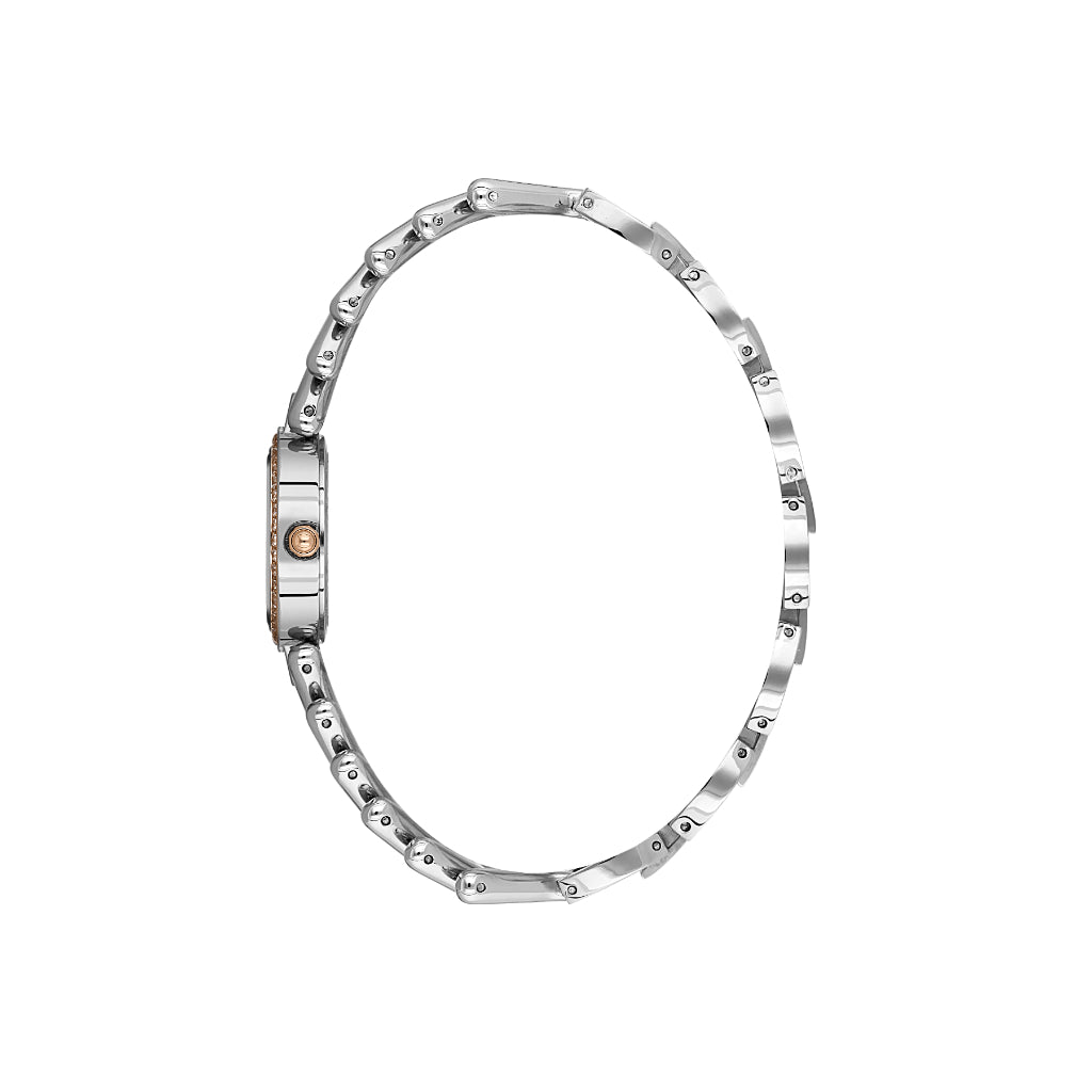 Valentino Orlandi Silver and Rose Gold Stainless Steel Watch for Women VO.4.10009-6