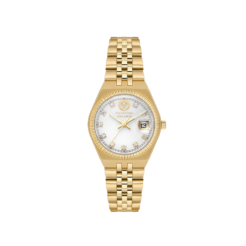 Valentino Orlandi Gold Stainless Steel Watch for Women VO.4.10010-2