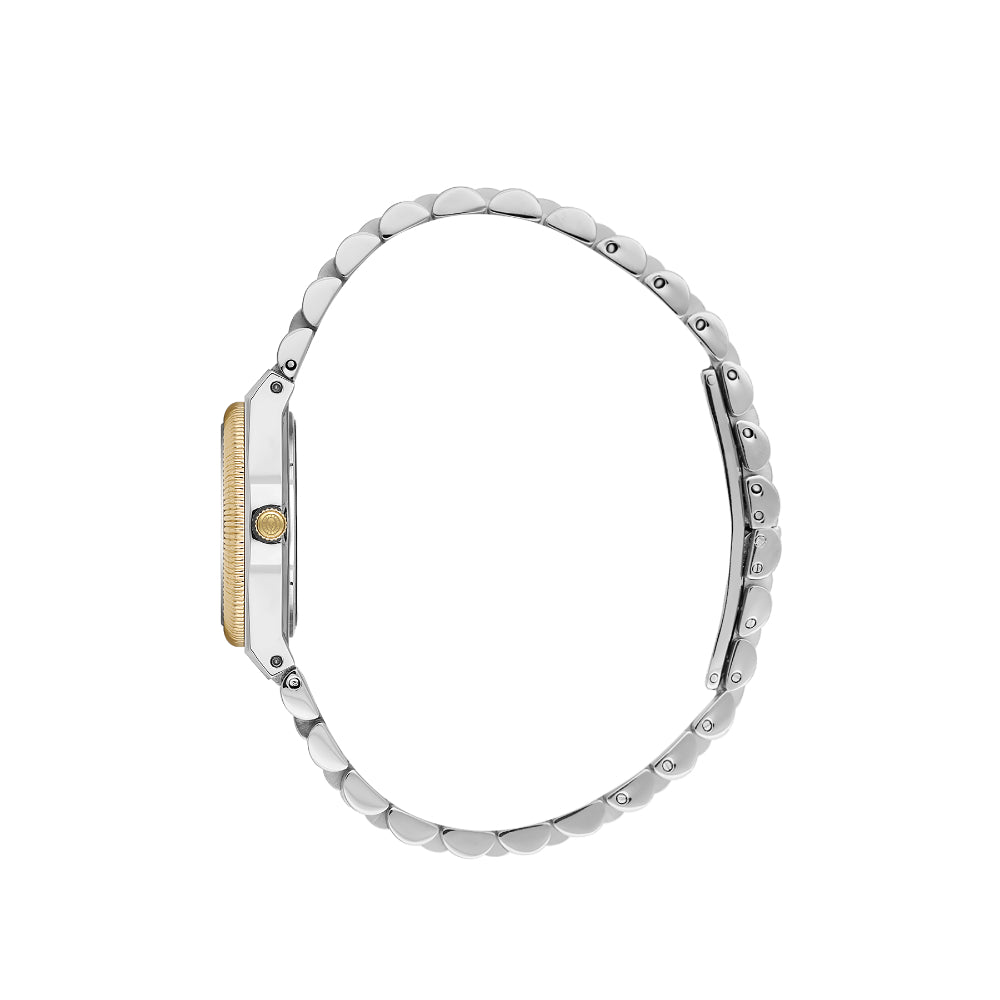 Valentino Orlandi Silver and Gold Stainless Steel Watch for Women VO.4.10010-3
