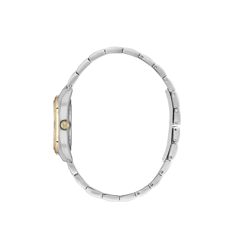 Valentino Orlandi Silver and Gold Stainless Steel Watch for Women VO.4.10011-4