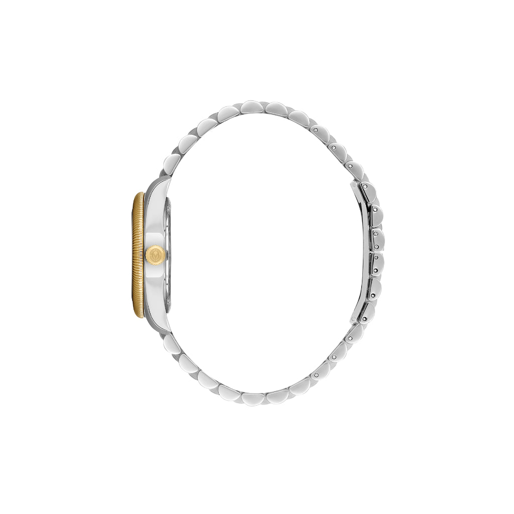 Valentino Orlandi Silver and Gold Stainless Steel Watch for Women VO.4.10012-4