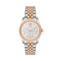 Valentino Orlandi Silver and Rose Gold Stainless Steel Watch for Women VO.4.10012-5
