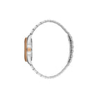 Valentino Orlandi Silver and Rose Gold Stainless Steel Watch for Women VO.4.10012-5