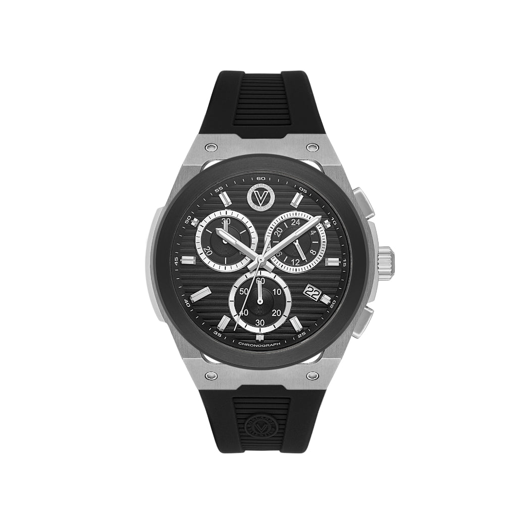 Valentino Orlandi Black Silicone Watch for Men VO.5.10001-2