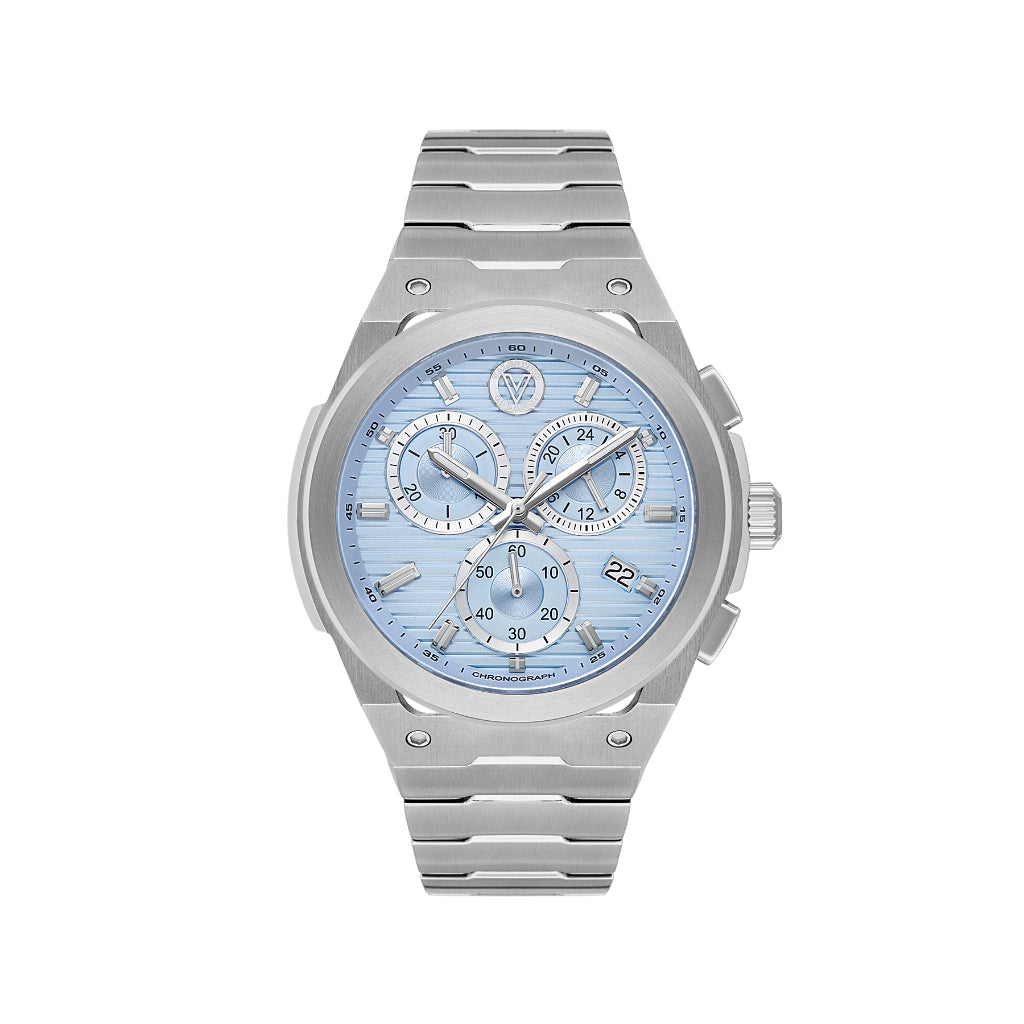 Valentino Orlandi Silver Stainless Steel Watch for Men VO.5.10002-3