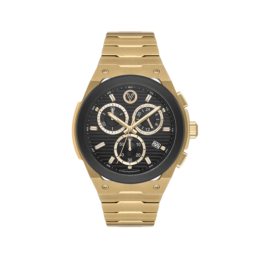 Valentino Orlandi Gold Stainless Steel Watch for Men VO.5.10002-5